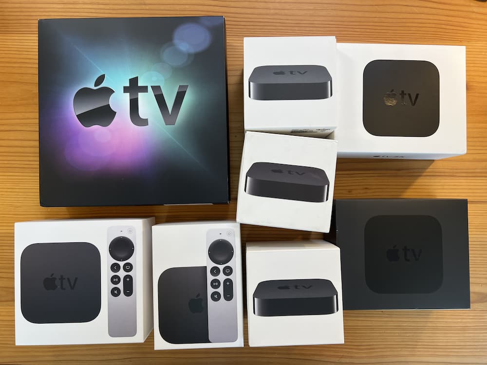 Apple TV 4K 第3世代と第2世代の違い。歴代Apple TVの種類、新型と旧型