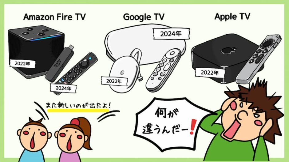 Fire TV vs Google TV vs Apple TV